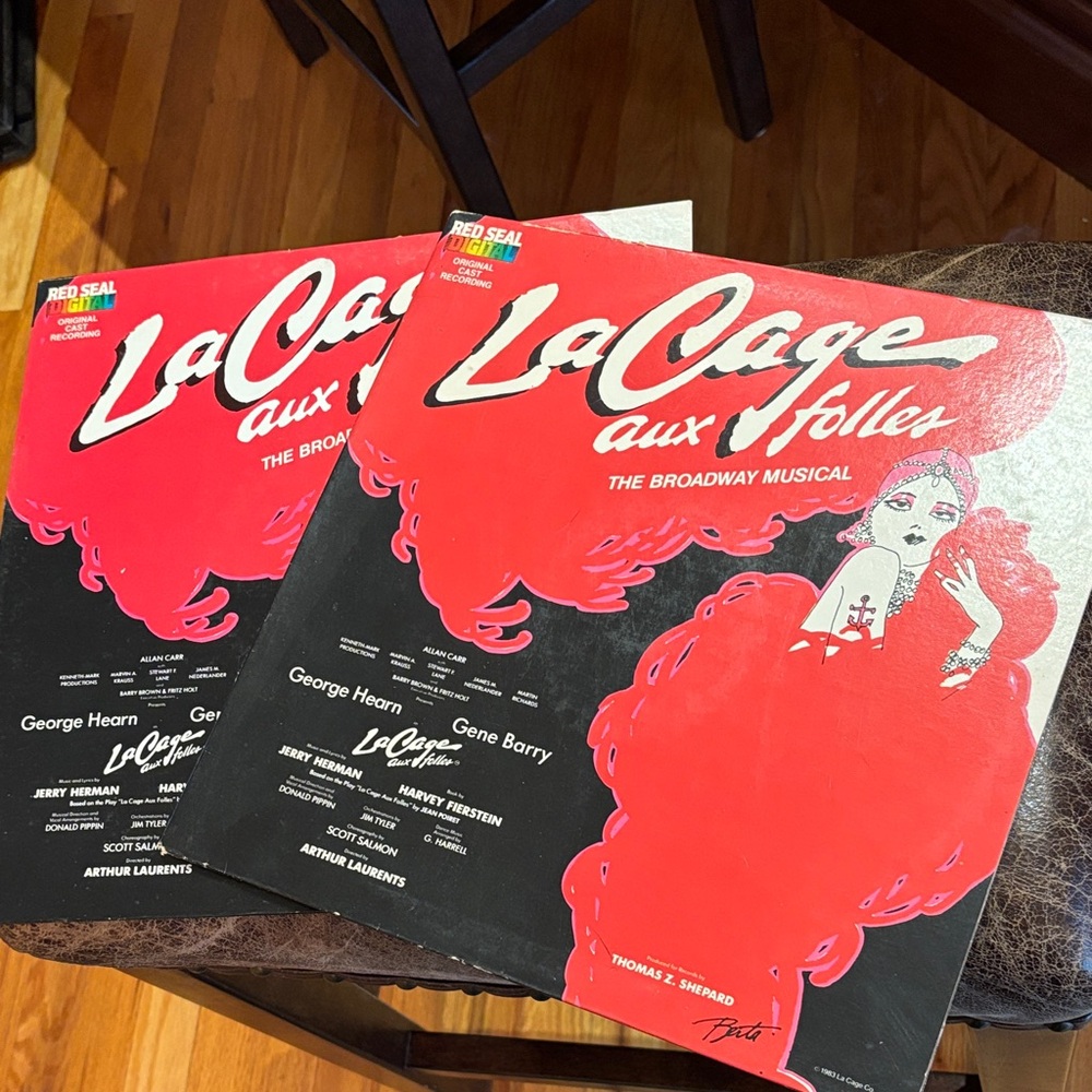 La Cage aux Folles Broadway Musical Vinyl vintage